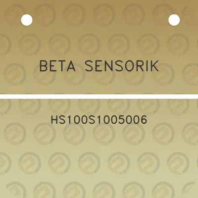 beta-sensorik-hs100s1005006