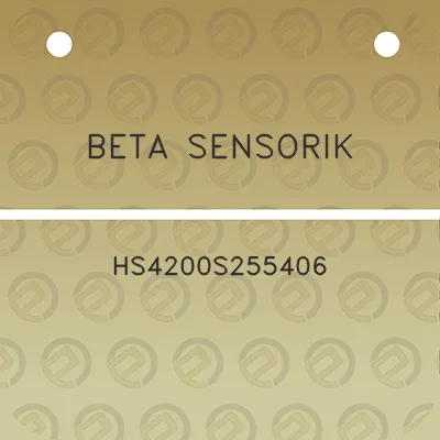 beta-sensorik-hs4200s255406