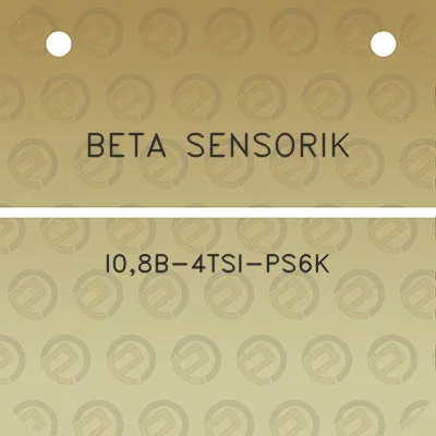 beta-sensorik-i08b-4tsi-ps6k