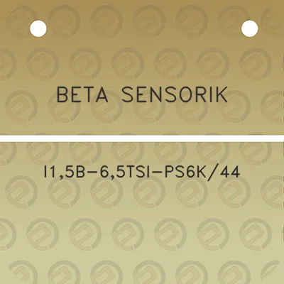 beta-sensorik-i15b-65tsi-ps6k44