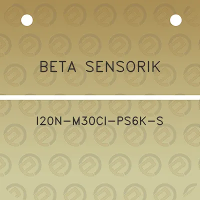 beta-sensorik-i20n-m30ci-ps6k-s