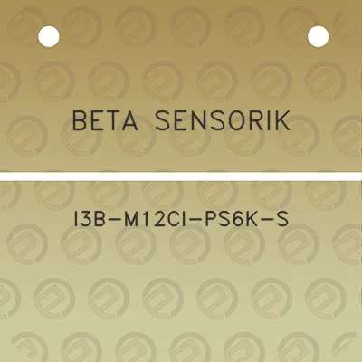 beta-sensorik-i3b-m12ci-ps6k-s