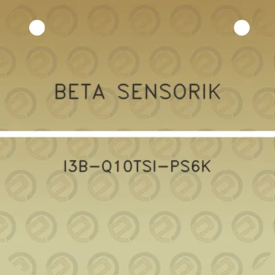 beta-sensorik-i3b-q10tsi-ps6k