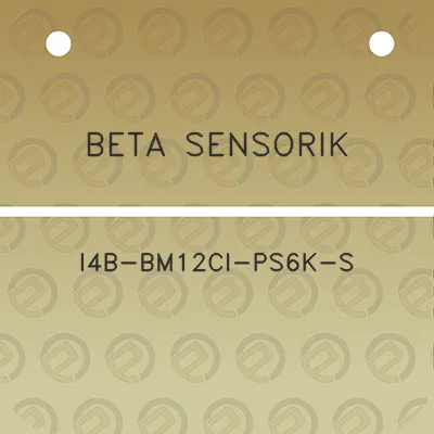 beta-sensorik-i4b-bm12ci-ps6k-s