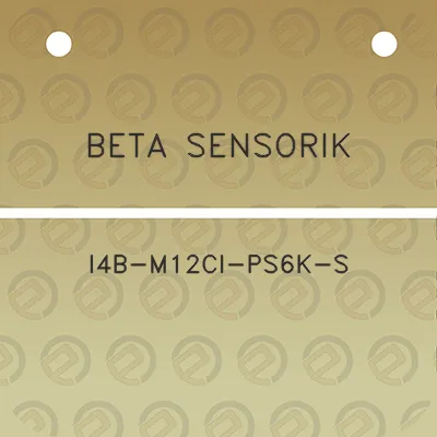 beta-sensorik-i4b-m12ci-ps6k-s