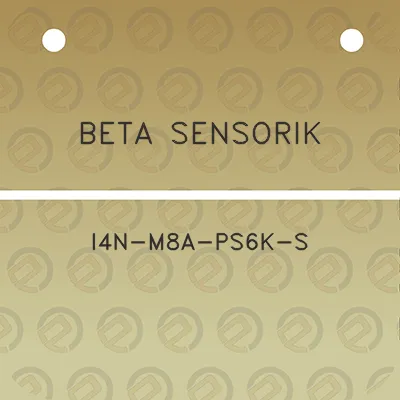 beta-sensorik-i4n-m8a-ps6k-s