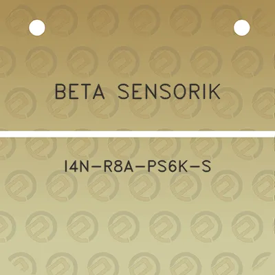 beta-sensorik-i4n-r8a-ps6k-s