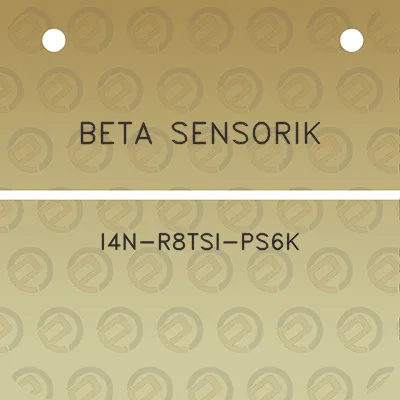 beta-sensorik-i4n-r8tsi-ps6k