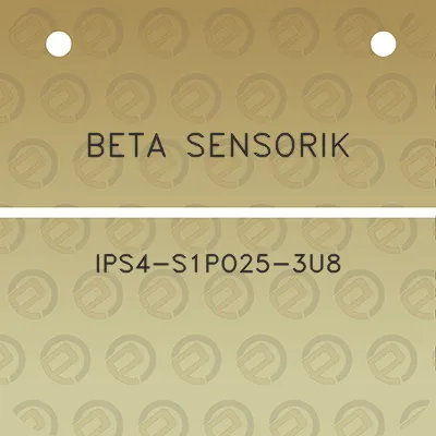 beta-sensorik-ips4-s1po25-3u8