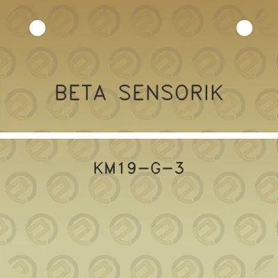 beta-sensorik-km19-g-3