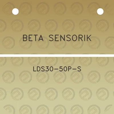 beta-sensorik-lds30-50p-s