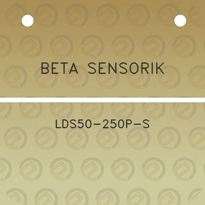 beta-sensorik-lds50-250p-s