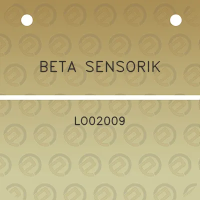 beta-sensorik-lo02009