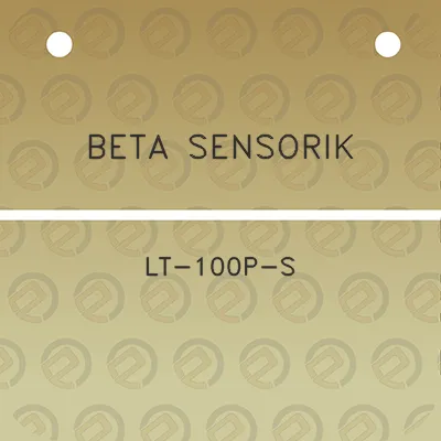 beta-sensorik-lt-100p-s