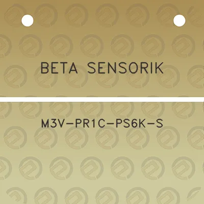 beta-sensorik-m3v-pr1c-ps6k-s