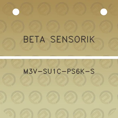 beta-sensorik-m3v-su1c-ps6k-s