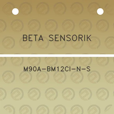 beta-sensorik-m90a-bm12ci-n-s