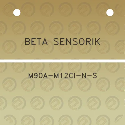 beta-sensorik-m90a-m12ci-n-s