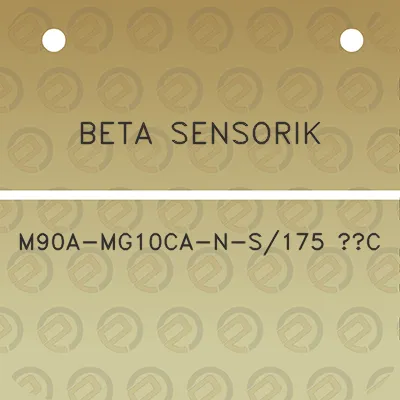 beta-sensorik-m90a-mg10ca-n-s175-c