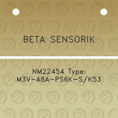 beta-sensorik-nm22454-type-m3v-a8a-ps6k-sk53