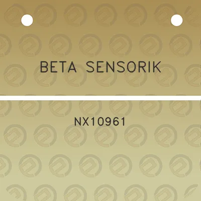 beta-sensorik-nx10961