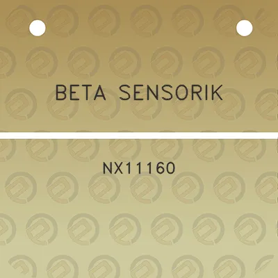 beta-sensorik-nx11160