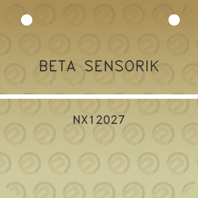 beta-sensorik-nx12027