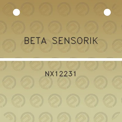 beta-sensorik-nx12231