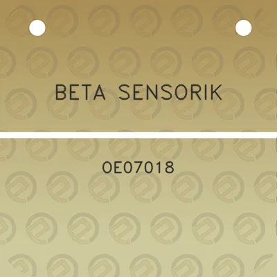 beta-sensorik-oe07018