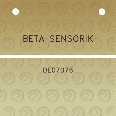 beta-sensorik-oe07076