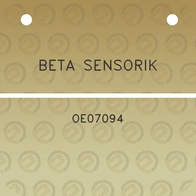 beta-sensorik-oe07094