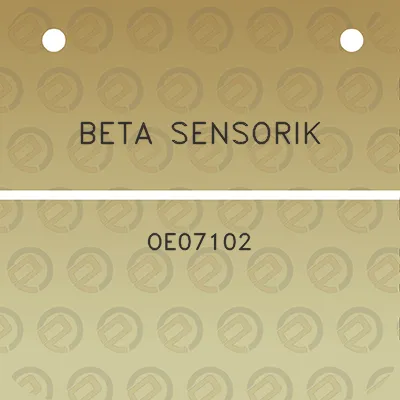 beta-sensorik-oe07102