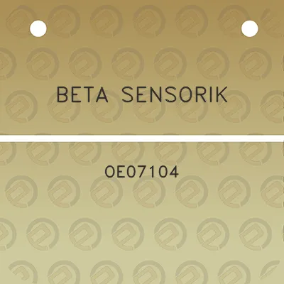 beta-sensorik-oe07104