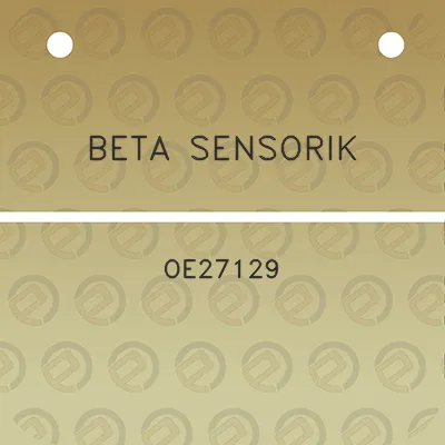 beta-sensorik-oe27129