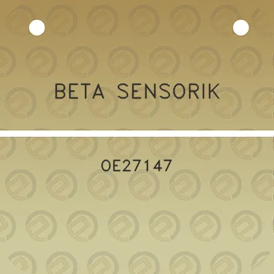 beta-sensorik-oe27147