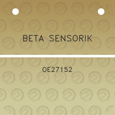 beta-sensorik-oe27152