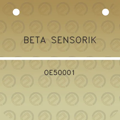 beta-sensorik-oe50001