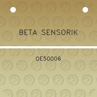 beta-sensorik-oe50006