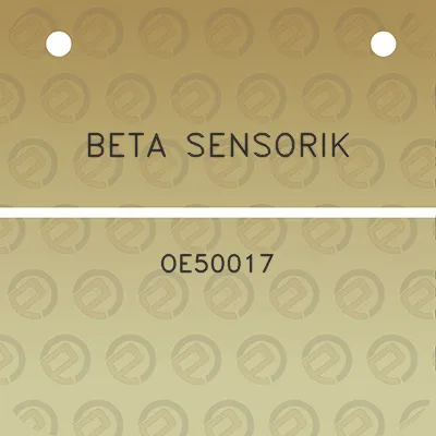 beta-sensorik-oe50017