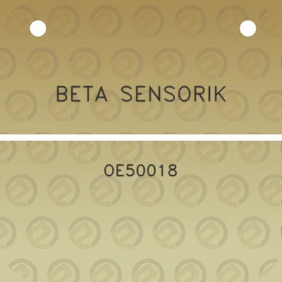 beta-sensorik-oe50018