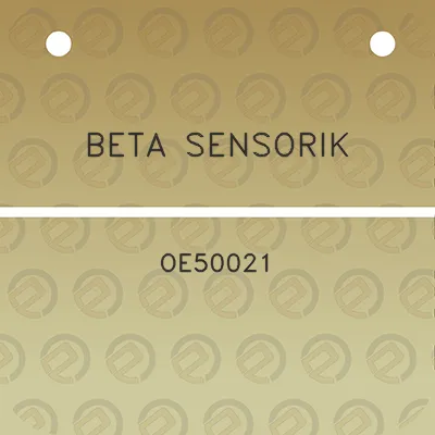 beta-sensorik-oe50021