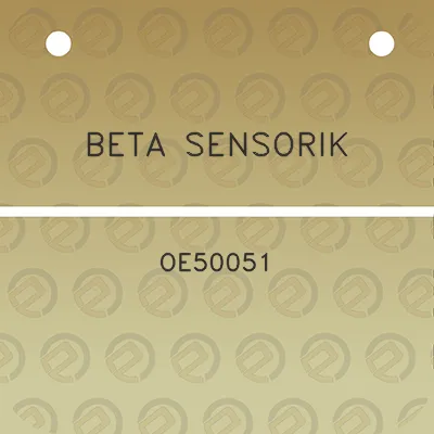 beta-sensorik-oe50051