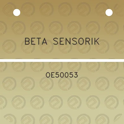 beta-sensorik-oe50053