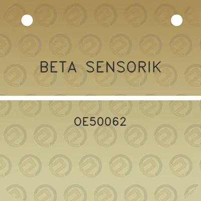 beta-sensorik-oe50062