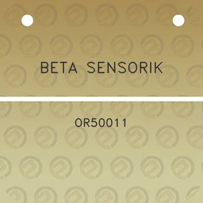 beta-sensorik-or50011