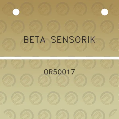 beta-sensorik-or50017