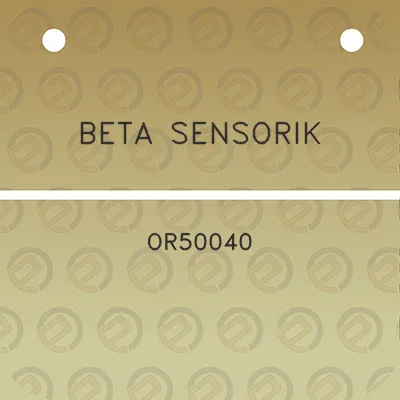 beta-sensorik-or50040