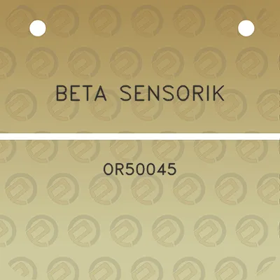 beta-sensorik-or50045