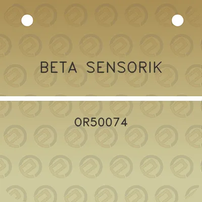 beta-sensorik-or50074