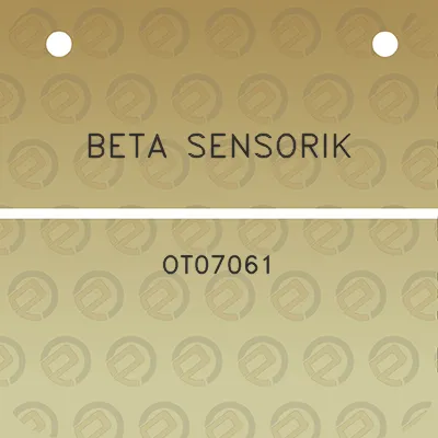 beta-sensorik-ot07061